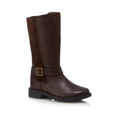 J by Jasper Conran Girls' brown leather boots